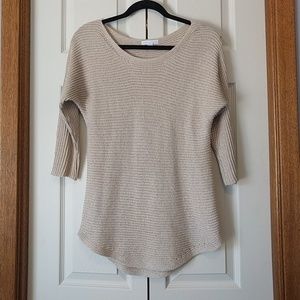 Light tan dollman style sweater